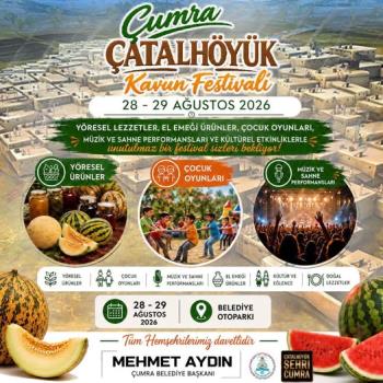 Çumra çatalhöyük kavun festivali 2026